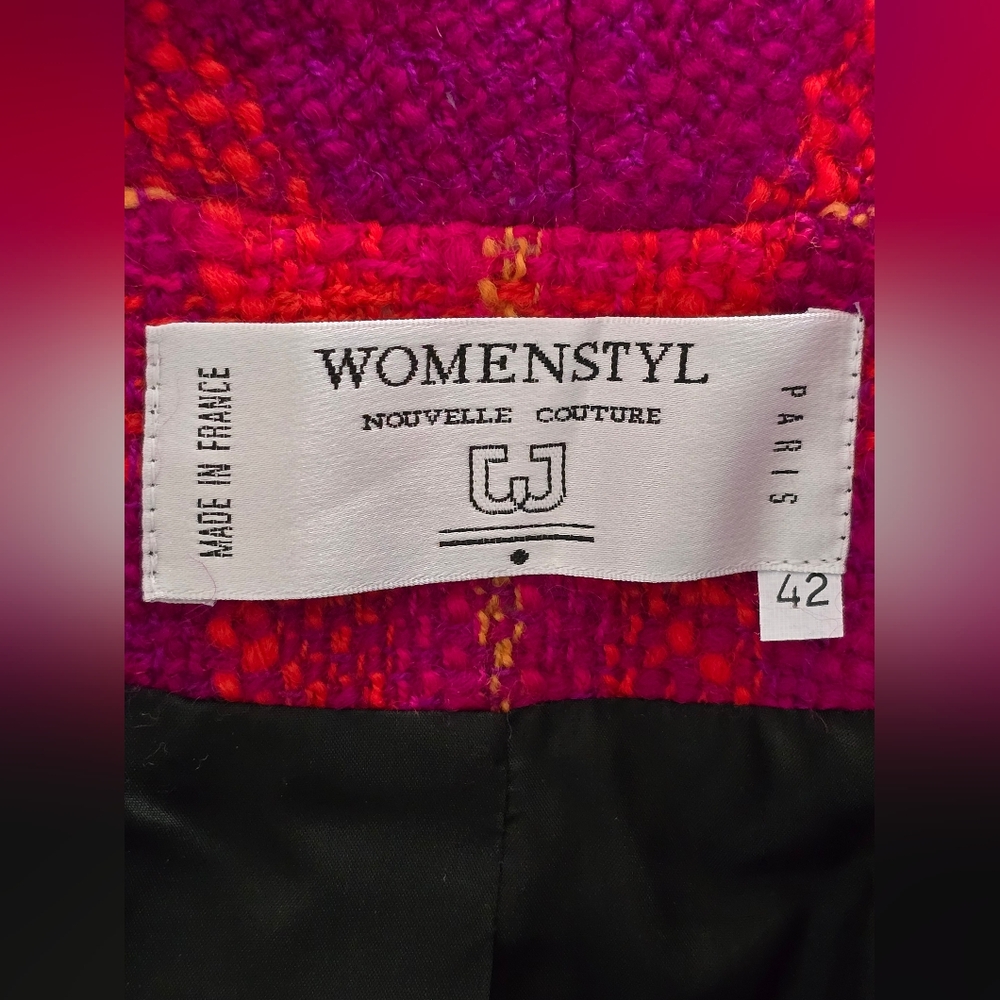 Womenstyl Nouvelle Couture Plaid Tailored Jacket - Picture 13 of 14